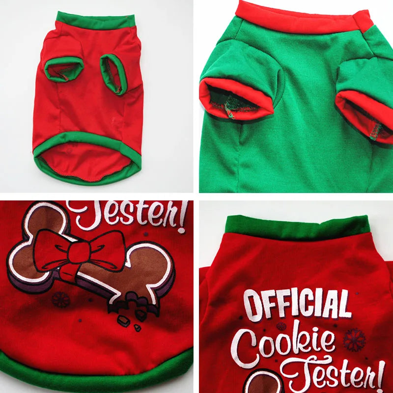 December Happy Christmas Dog Clothes