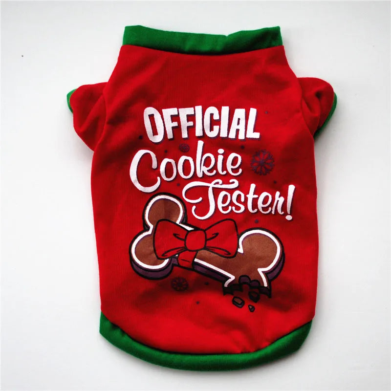 December Happy Christmas Dog Clothes